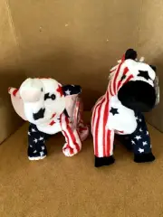 Mint Ty Beanie Baby Lefty & Righty 2000 Rare