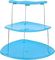 HEALSOPTHY Countertop Cake Display Stand for Wedding Thanksgiving Foldable Cupcake Stand Birthday Cake Stand Dessert Tier Stand Tiered Display Stand