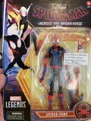 Marvel Legends Spiderman Across The Spiderverse Retro Spider punk Figure