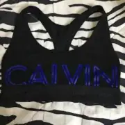 Calvin Klein Girls' Little Modern Cotton Bralette, Black, Size M