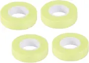 HONMEET 4 Rolls Eyelash Tape Eyelash Extension Tapes Breathable Lash Tape Adhesive Lash Tape Green Lash Tape Fabric Lash Tape Foam Grip Tape Grasp Miss Non-Woven Tape Upper Eyelashes