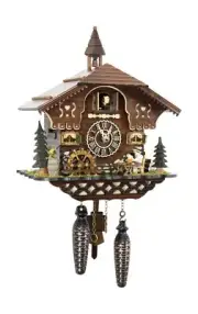 Cuckoo-Palace German Cuckoo Clock - The Brotzeit House - with Quartz Movement...