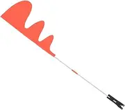 Totority 1 Set High Visibility Orange Safety Flag Kit with Fiberglass Pole for Bike Trailers Weatherproof and Tear Resistant Bicycle Safety Flag with Easy Mounting Bracket
