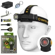 Armytek Wizard C2 WR White + Red LED USB rechargeable Headlamp w/ 3 Amp Adapter