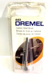Dremel Carbon Steel Brush #443 Attachment for Dremel Moto-Tool