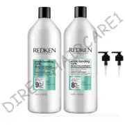 NEW! Redken Acidic Bonding Curls Shampoo & Conditioner 1000ml + 2 x 1000ml Pumps