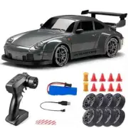 1:24 Scale Drift Car Remote Control Toy – 2.4GHz 4WD with Flashing Lights
