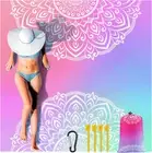 Beach Blanket Waterproof Sandproof Extra Large Beach Mat 79" X 83"/120"X108"For