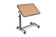 Tilt Overbed Hospital Table - Pine