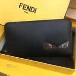 法國代購 FENDI長夾 芬迪 FENDI FENDI 8M0299 7M0210 女士小怪獸拉鍊錢包 現貨