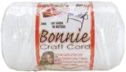 Pepperell Bonnie Macrame Craft Cord 6mmX100yd-White