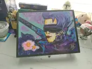 1/1 Apex Legends Valkyrie Original Mixed Media Art on Cigar Box
