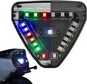 Car LED Pilot Light,LED Solar Motorcycle Flashing Lights - Anti-rear-end Collision Trailer Indicator Lamp For Automotive