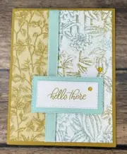 Stampin Up Card Kit ~makes 4 Cards ~ Hello There Handmade Floral Card Kit