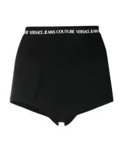 logo band mini shorts XXS,S,XL,IT50,XS,L,XXL,M Black