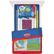 Playtime Blue Bed Sheet Set 3-Piece TWIN Over 50 Games &Puzzles Ultra Soft-NEW