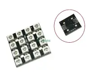 RGB LED 4 x 4 16Bit WS2812 5050 RGB LED Lamp Pannel Light + Integrated Drivers
