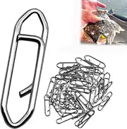 Topwater Co Speed Clips for Fishing Lures, Fishing Snap Connector, Stainless Steel Speed Clip Quick Change, Quick Change Lures, Tactical Anglers Power Clips, Freshwater Saltwater