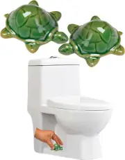 Toilet Floor Bolt Caps Ceramic Sea Turtle Cute Bathroom Decor Fun Themed Gadgets