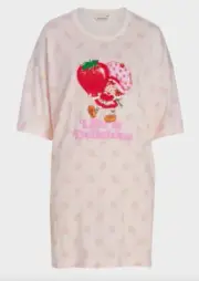 NEW PETER ALEXANDER STRAWBERRY SHORTCAKE SLEEP TEE NIGHTIE XS / S RRP$99.95