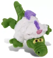 DolliBu Green Alligator Unicorn Plush Toy with Removable Outfit - 14 Inches