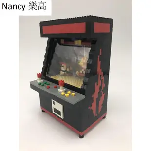 Nancy樂高💎遊戲機/快打旋風/月光寶盒/格鬥天王/街機 迷你小顆粒微型樂高創意拼插益智鑽石積木x