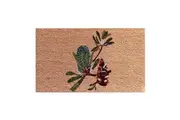 Solemate Latex Backed Coir Banksia 45x75cm Slimline Outdoor Stylish Doormat