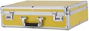 LeoLeozz Lockable Aluminum Alloy Briefcase for Tools and Outdoor Equipment, L (L)