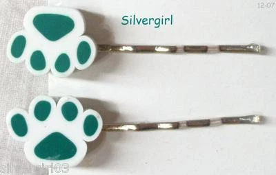 Pretty Bobbie/Bobby Pins Little Girls Colorful Pet Paws