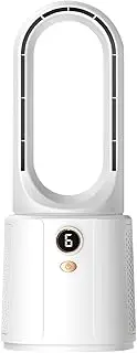 Bladeless Desk Fan - Personal Rechargeable Bladeless Fan USB,USB Mute 6-Speed, Night Light Fan for Apartment, Bedside, Bedroom, Travel, Dormitory Buniq