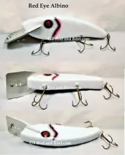 PB Thumper Troller 9" Tri-Hole Aluminum Lip; Red Eye Albino