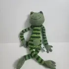 Jellycat Frederick Frog Plush Stripe Green Long Legs Bunglie Soft Toy New