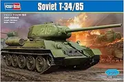 HobbyBoss 1/16 Scale WWII Soviet T34/85 Plastic Model Kit