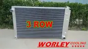 QLD-3Row Aluminum Radiator For 1989 1990 1991 Chevrolet R2500 Suburban V8 5.7L