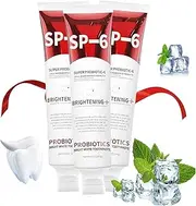 Sp6 Probiotic Whitening Toothpaste, Sp 6 Toothpaste, -6 Ultra Whitening, Ultra -6, -6 Probiotics,for Healthier Teeth & Fresh Breath (3pcs)