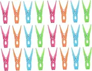 Ciieeo 48pcs Colorful Plastic Clothespins: Heavy Duty Laundry Clothes Pins Pegs Drying Line Pegs for Outdoor Clothesline Craft Picture