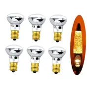 Lava Lamp Bulb 40 Watt, 6 Pack R39 R12 Reflector Type Bulbs E17 Replacement