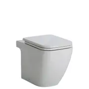 550*345*445mm Fienza RAK Caroline Gloss White Rimless Wall Faced Toilet