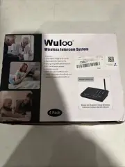 4 Pack Wuloo Intercoms Wireless for Home 5280 Feet Range 10 Channel 3 Code