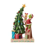 Grinch by Jim Shore Grinch and Cindy Decorating Tree 26cm