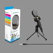 SF-930 Portable Microphone for o Studio Sound Recording PC Laptop Computer 3.5mm Plug Stereo Mic Black One Size