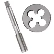 M12x1.75mm HSS Metric Tap and Die Set Thread Tap and Round Thread Die Right H...