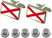 [Select Gifts] Shirt Dress Studs St Patrick’s Cross Flag Cufflinks