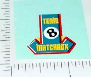 Superfast Matchbox #24 Team Matchbox Sticker SF-24B