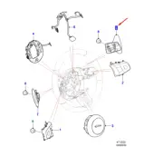 JAGUAR F-PACE X761 Right Upchange Gearchange Paddle Switch T4A18899 NEW GENUINE