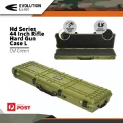 Evolution Gear Waterproof Hd Series 44in Rifle Wheel Hard Case L Od Green #2530