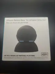MISSION BATTERY BASE FOR AMAZON ECHO DOT (4th Gen) - MC95B BLACK - NEW SEALED