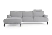 Brosa Como Motion Modular Sofa with Chaise (Gainsboro Grey, Left Chaise)