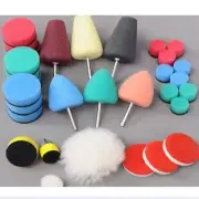 31Pcs Sponge Pads Set Buffing Waxing Polishing Kit for Polisher Waxing Drill Set