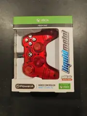 Xbox One Power A Wired Liquid Metal Controller Red [VERY RARE!]